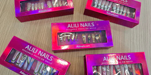 5 sets of press-on nails from Alili Nails