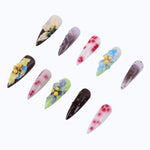 Reusable nail for everyday wear in spring and summer.