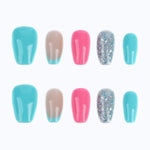 Vibrant Macaron Mixed Color Press on Nails